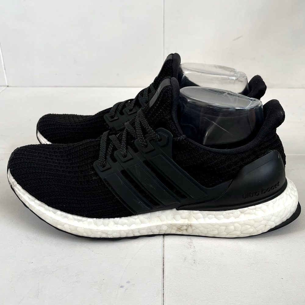 Adidas UltraBoost 4.0 Men’s Size 8 Core Black White Running Shoes BB6166